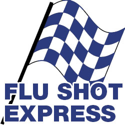 Flu Shot Express Flag