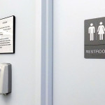 restrooms